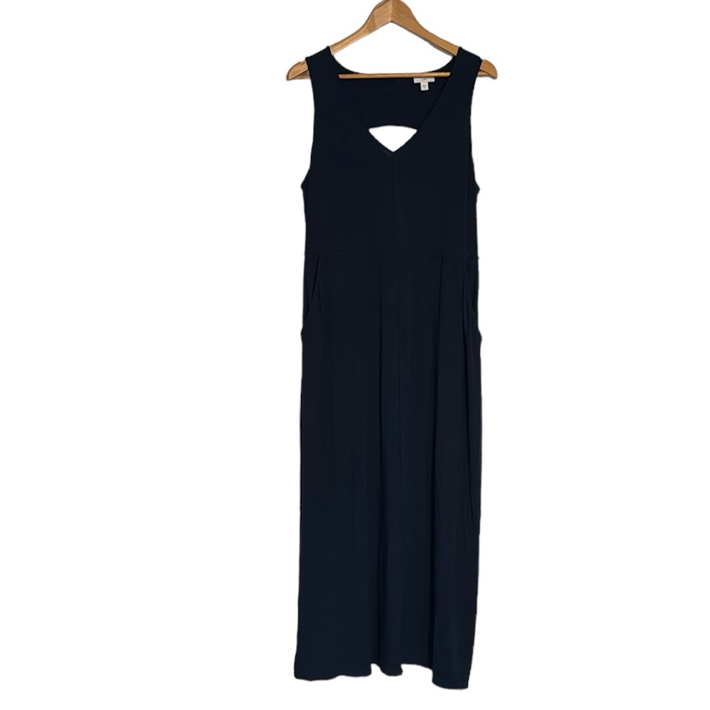 J. Jill Navy Maxi Dress with Cutout